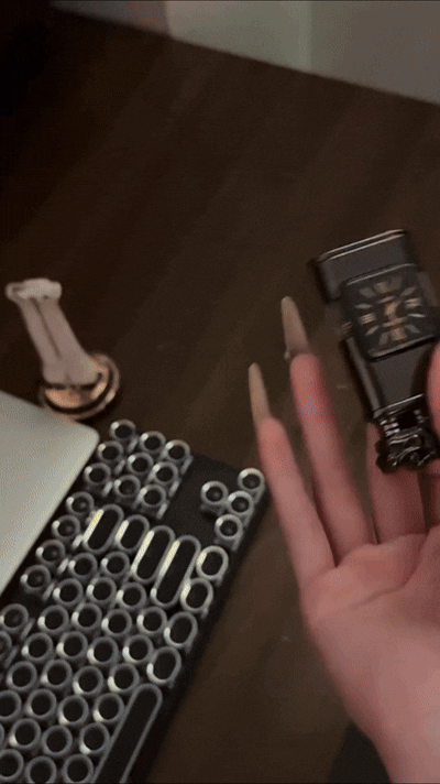 Metal Fashionable Multi Functional Double Fire Lighter